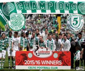 yapboz Celtic FC şampiyon 2015-2016